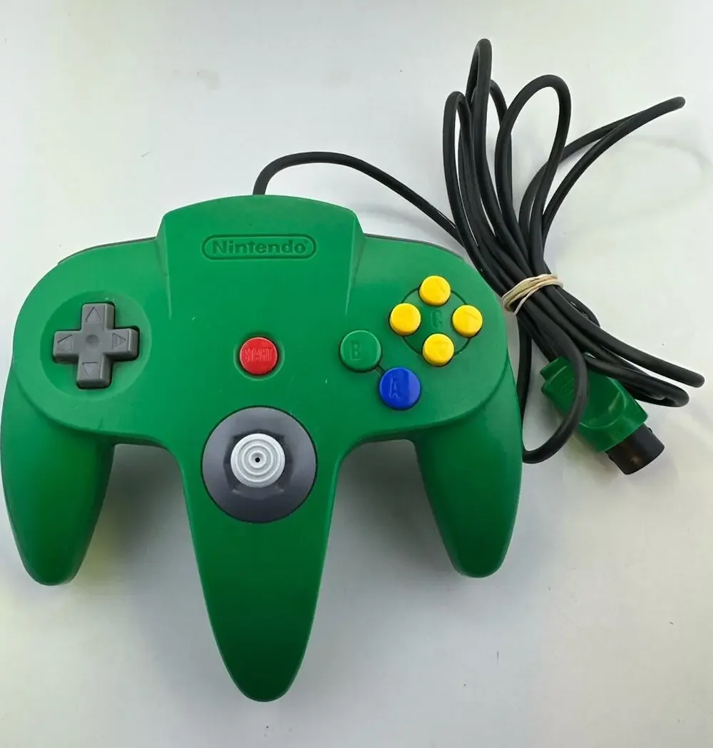 Nintendo 64 Controller OEM N64 Green Tight Stick CLEAN Fast Shipping Retro Gamin